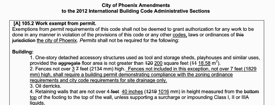 PermitsMadeEasy's tweet image. EXEMPT FROM #PERMITSinPhoenix?

2012 IBC #BuildingCode Amendments C/O @CityofPhoenixAZ LINK: phoenix.gov/pddsite/Docume…