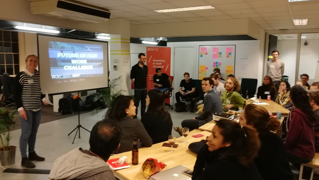 AlbertCanig's tweet photo. Starting #WorkerTech #futureofwork #fairworkchallenge weekend with @bg_ventures @techforgoodtv @GavinJKelly1 cc @OuiShare https://t.co/juY6zYCSN9