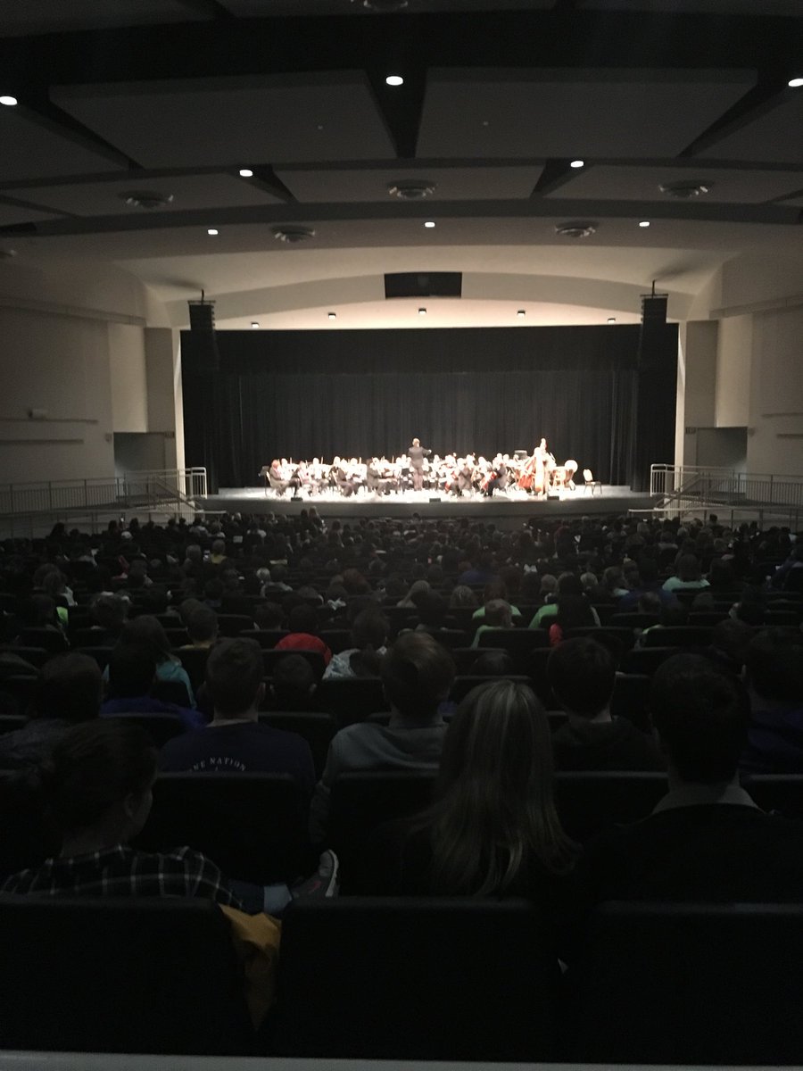 ssmrmac's tweet photo. SSHS Strings students playing with the Northeast Texas Symphony Orchestra at the 19th Children's Concert!! https://t.co/I9zAZrXHLa