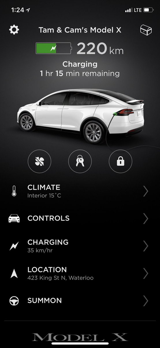 TeslaXperience's tweet photo. Putting electrons into the #Tesla while I put proteins in myself. https://t.co/Il2V2kJI0x