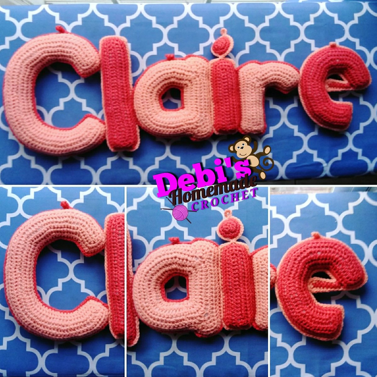 debiscrochet's tweet photo. New Simple Name Banner 😄
#personalized #walldecoration #kidsroom #nursery #babysroom… https://t.co/gJyIOs4lfE https://t.co/lQEys8D1Be