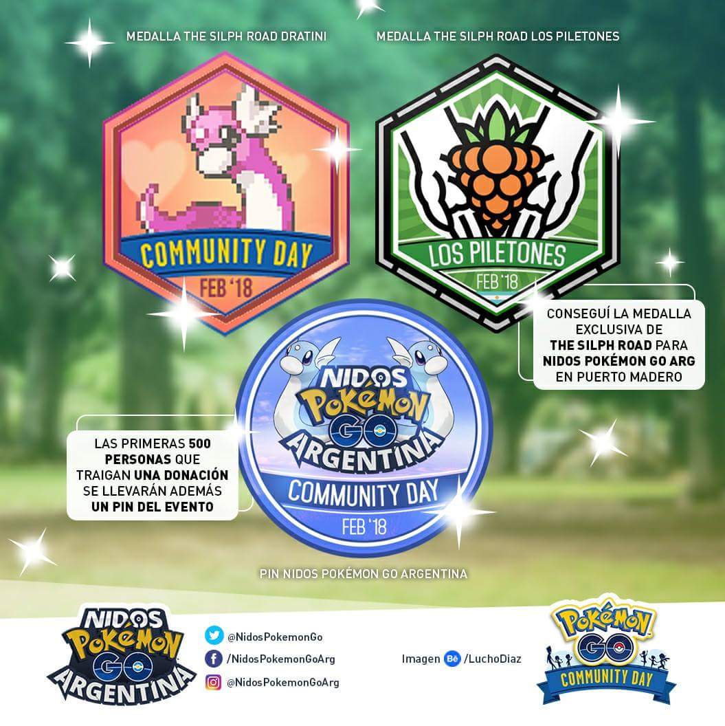 ¡MEDALLAS EXCLUSIVAS DEL #DIADELACOMUNIDAD SOLIDARIO EN PUERTO!🏅
goo.gl/3fsfVi

@TheSilphRoad @DronpesAtWork @keibron @ParanoiasGamers @DavidpetitGO @swaggron333 @EstherAsuka @PoGoPeru @garumox
#pokemon #PokemonGOCommunityDay #pokemongo #nidospokemongoargentina