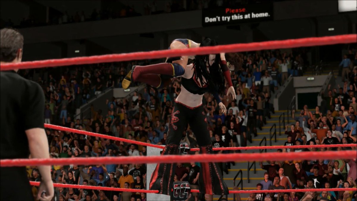 GCAWRESTLING2K's tweet photo. Last night on the ninth episode of #GCAWrestling, #MadisonEagle managed to get a victory over our new #GCA Women's Champion, #AmayaBlaze in a non-title singles match! What will this do to her momentum? #GCA #GCAWrestleVerse #WWE2K18 #PS4 #YouTube #GiveCAWCreatorsAChance #Gaming https://t.co/KCzp9BrRPs