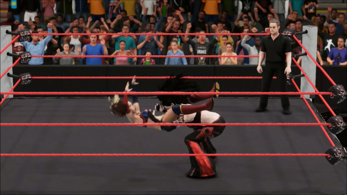 GCAWRESTLING2K's tweet photo. Last night on the ninth episode of #GCAWrestling, #MadisonEagle managed to get a victory over our new #GCA Women's Champion, #AmayaBlaze in a non-title singles match! What will this do to her momentum? #GCA #GCAWrestleVerse #WWE2K18 #PS4 #YouTube #GiveCAWCreatorsAChance #Gaming https://t.co/KCzp9BrRPs