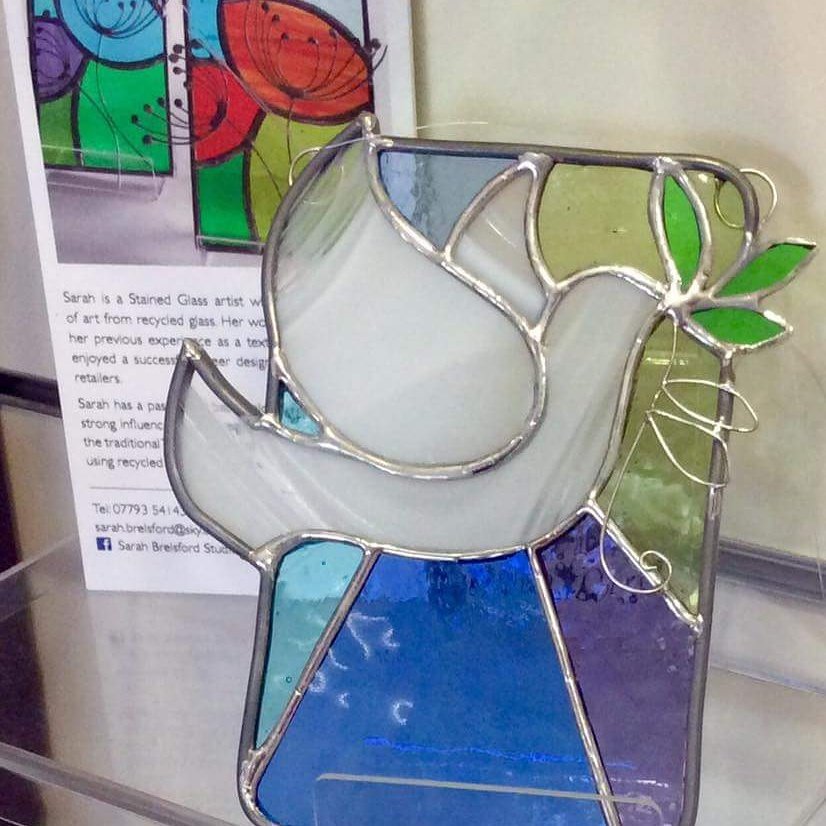 2017 was a busy year for commissions. This was one of my favourite. A piece of art to celebrate love of life #stainedglass