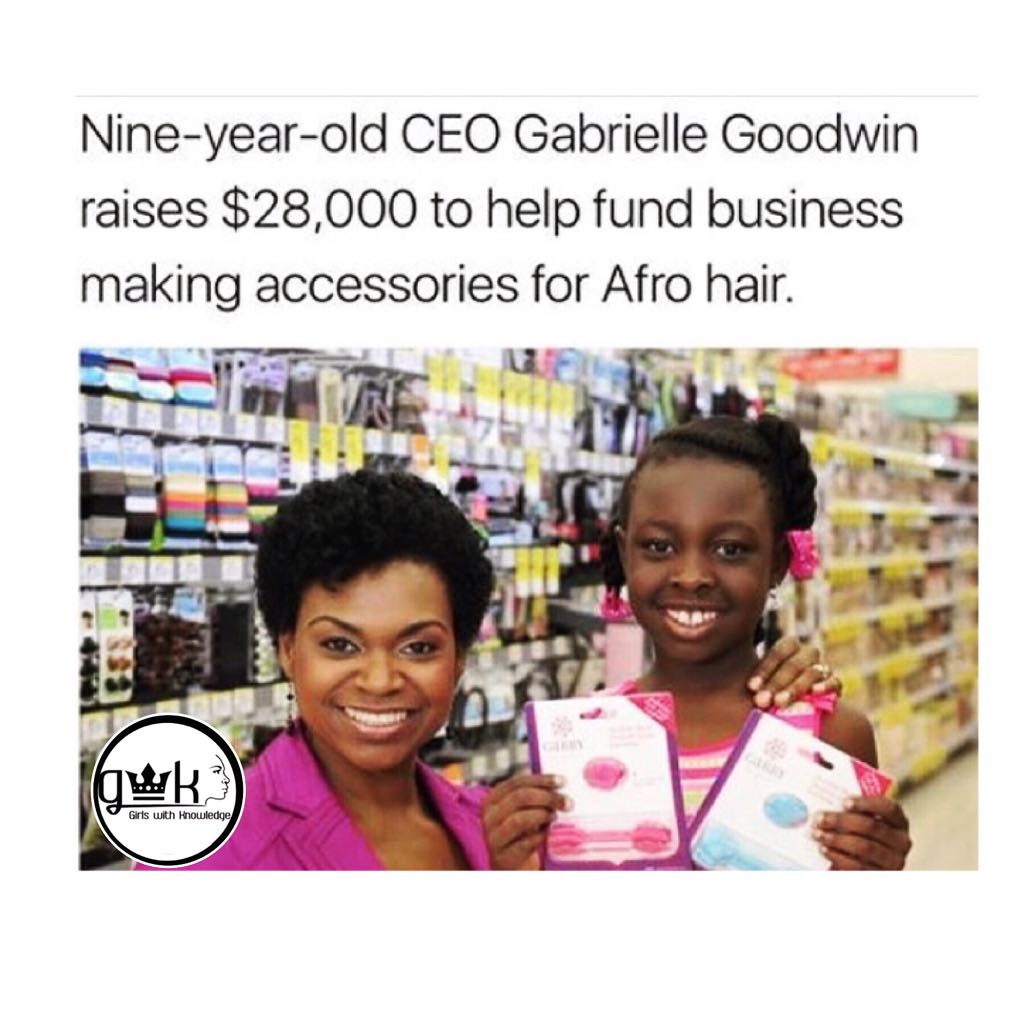iAMaGWK's tweet photo. 🙌🏽 Gabrielle Goodwin is Young Black Excellence👏🏽 #GWK #iamaGWK #goddesseswithknowledge #GirlsWithKnowledge #youngceo #youngentrepreneur https://t.co/MBa3DHCSB3