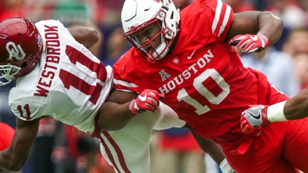 Man!!!!!  Blessed to say I have received an offer from MY CITY The University of Houston. #GoCoogs #CougarNation 
<a href="/kendalbriles/">Kendal Briles</a>