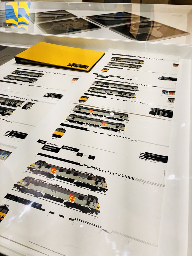 Design for Rail exhibition at <a href="/dandad/">D&AD</a> showcasing the iconic identity system for Railfreight designforrail.co.uk
