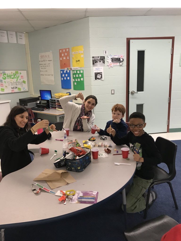 ms_zado's tweet photo. “Sticky Thinking Week” at Cashmere Ave. #whatifsvsWhatis #worry #anxiety #sizeoftheproblem #stickyslimefingers #peelINT https://t.co/xnvG1DspNp