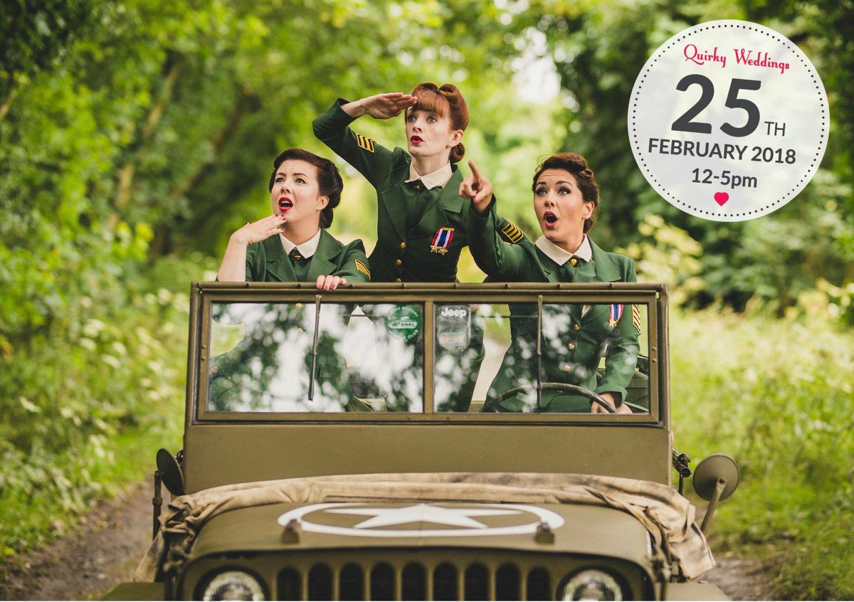 What’s that up ahead? Why it’s <a href="/Quirkywed/">Quirky Weddings</a> Wedding Fair on Sunday! Come and see us performing @BelWaterfront 12-5pm #singers #weddingsingers #weddingentertainment #swing #vintage #quirkywedding #engaged #lovevintage