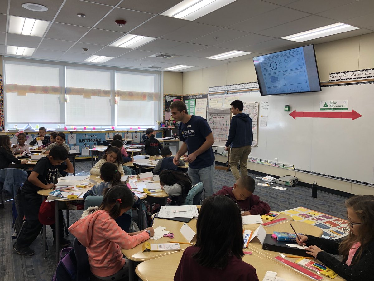 MuraokaCVESD's tweet photo. Thank you to our Jr. Achievement volunteers for teaching in our classrooms today. Students enjoyed the learning! #jrachievement #stepstonegroup @CVESDNews @jrachievement https://t.co/N2jM9e7jD8