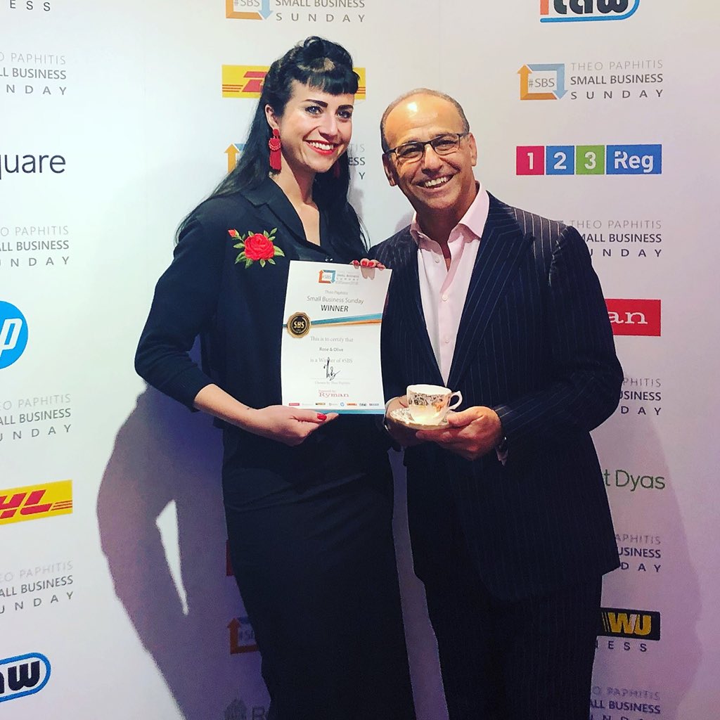 What an incredible day <a href="/TheoPaphitis/">Theo Paphitis</a> #Sbsevent2018. 10 years ago I was training to be a Police Officer who knew I’d end up an award winning entrepreneur. Never be afraid to take risks 💫