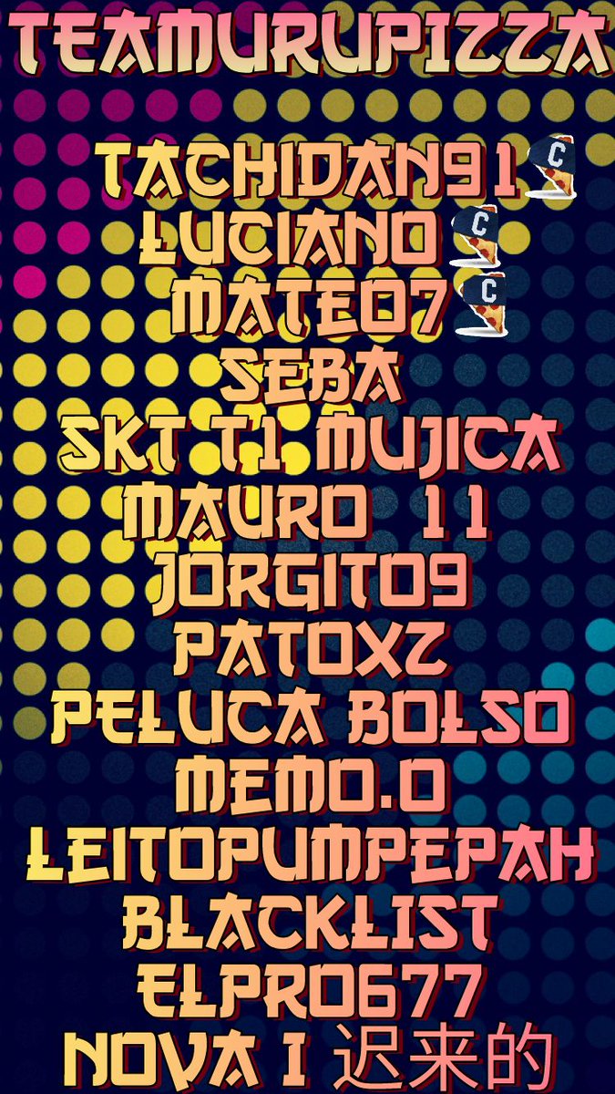 Anunciamos parte del equipo de nuestro team!! Desgraciadamente @SirLuukinn no llegó para la foto ya que es una reciente incorporación 😂 #GoUruPizza 🍕🍕