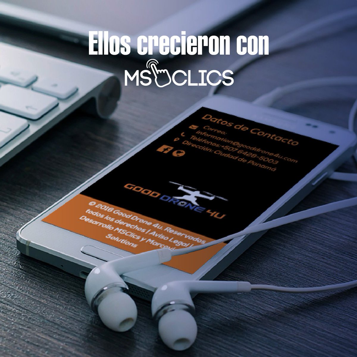 msclics's tweet photo. Good Drone 4u confiaron en MSClics para incrementar sus ventas. 
#DiseñoWeb #Web #Branding https://t.co/MEKL1Grw6D