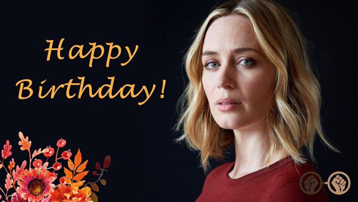 Happy Birthday, Emily Blunt! The talented actress turns 35 today! See her next in horror flick \A Quiet Place\! 