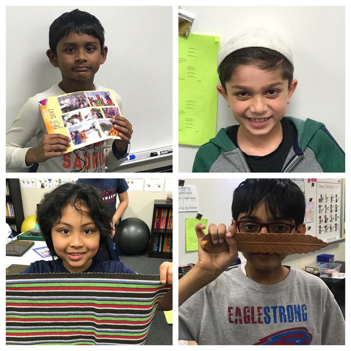 Andrewsthird's tweet photo. Another day, another amazing look into the numerous cultures that make up our diverse classroom! https://t.co/mfaC7NWxmh