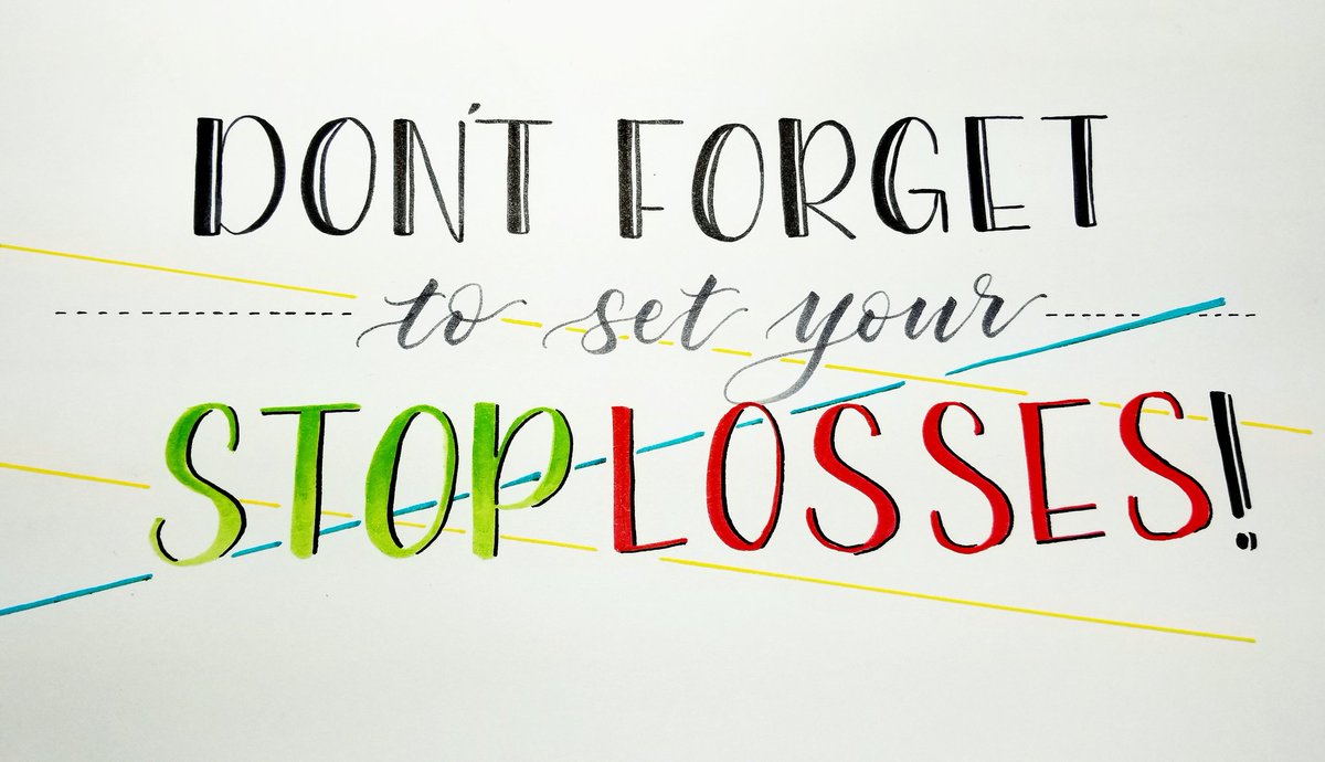 Cryptoletters's tweet image. When trading, don't forget to set these bad boys 👍😊 Cut losses early if you have to 🤓🤓🤓

Learn risk management from @PhilakoneCrypto
---
#ICX $ICX | #eth $ETH |#NEO $NEO |
#hodl #altcoin #bitcoin #money #cryptocurrency #crypto #technicalanalysis #charting #stoploss