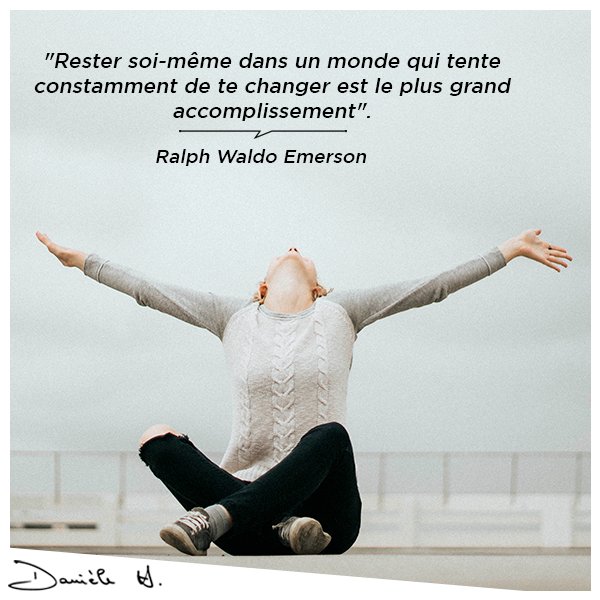 Lorsque nous écoutons notre cœur, notre tête et nos envies, nous nous réalisons pleinement en tant qu’Êtres humains. Chers amis, je vous encourage d’être fidèle à VOUS ! Quelle action poserez-vous pour VOTRE accomplissement personnel ?