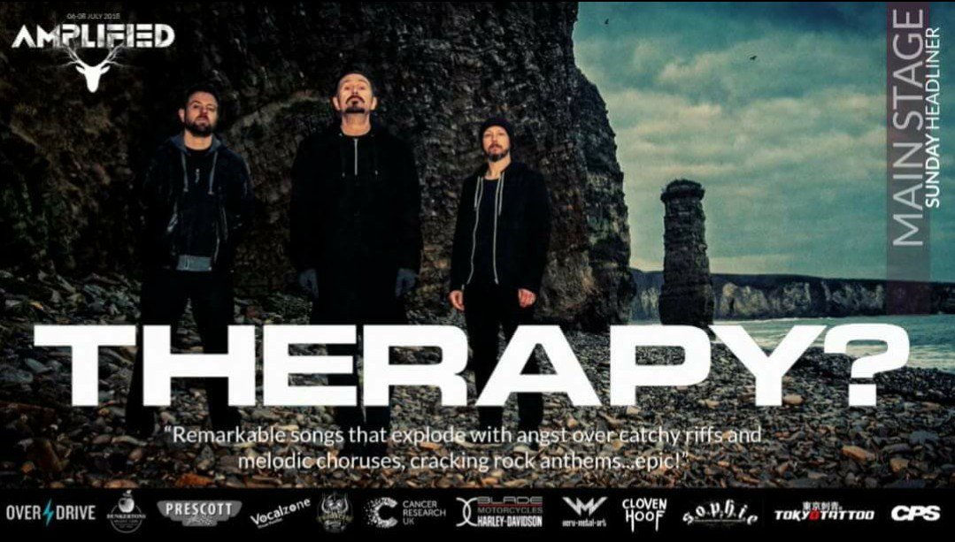 amplified_rocks's tweet photo. Amplified announce @therapyofficial as Sunday Headliners #teethgrinder #nowhere #screamager #somanyhits #amplifiedrocks #festival #summer https://t.co/QUtxkbJL1P