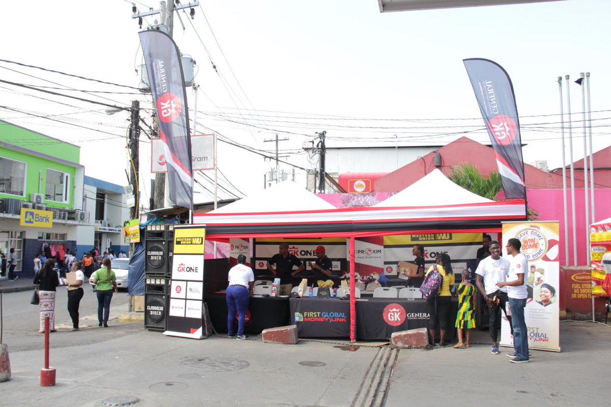 firstglobalbank's tweet image. It's a beautiful day here at the GK One Linstead Launch.  Get all your money needs satisfied in one location #GKOne @gkmsonline @gkgic 
#FGBConvenience