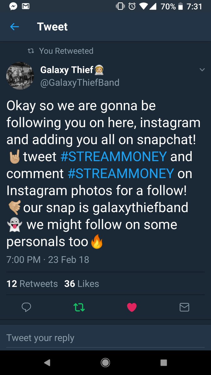 Becsssapsforsd's tweet image. #STREAMMONEY