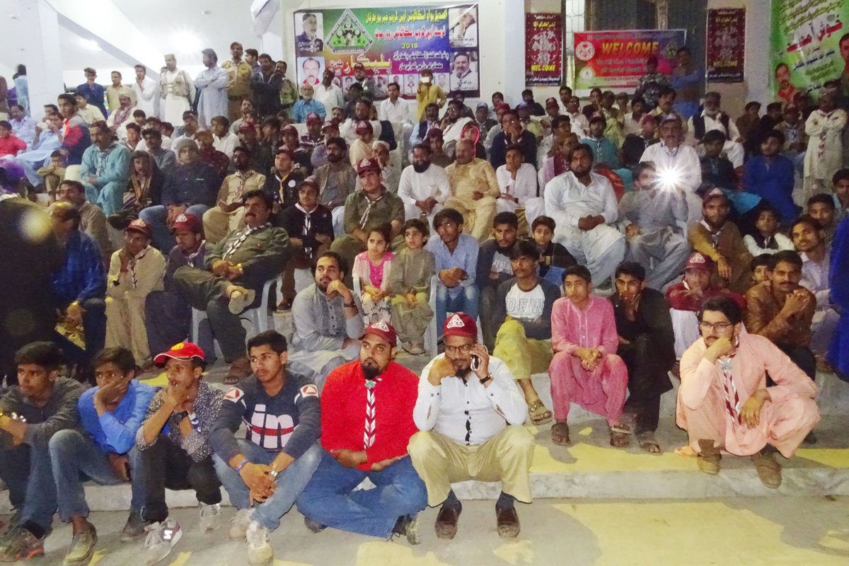 abbasialianjum's tweet photo. PPP MNA Nawab Ali Wassan addressed First Open Group River Moot 2018 Camp Fire @: Scout Ground Khairpur.
@BBhuttoZardari @BakhtawarBZ @AseefaBZ @NawabAliWassan @Fida_Wassan https://t.co/P1iUY2VRZ8