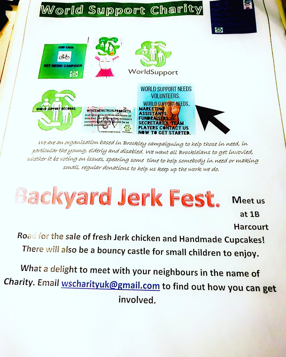 World_Support's tweet photo. #backyardjerkchickenfestivalfundraiser https://t.co/SGH58AABNc