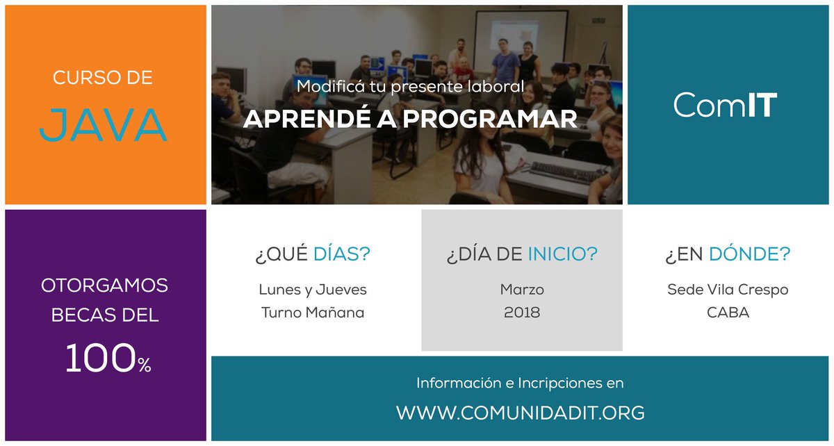 ComunidadITorg's tweet image. #AprendeAProgramar #CABA #Argentina