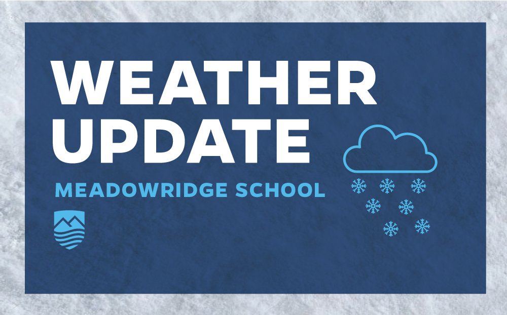 Weather Update: The school will not close early today. If any parent would like to pick up their children at any time during the day, we will support your family's decision.

If the busses must leave early, we will email and call families. After school activities are cancelled