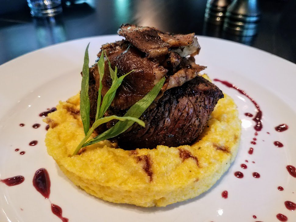 If you haven't tried our Championship Filet you are missing out.  Sauteed Mushrooms, Bacon Jam, Port Glaze, Creamy Polenta.