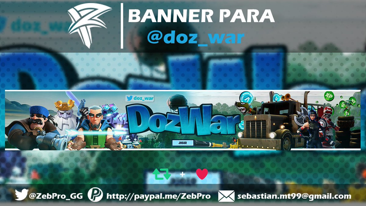 #Banner para el canal <a href="/doz_war/">DozWar</a> , que tal quedo ?. rt+fav de agradece!