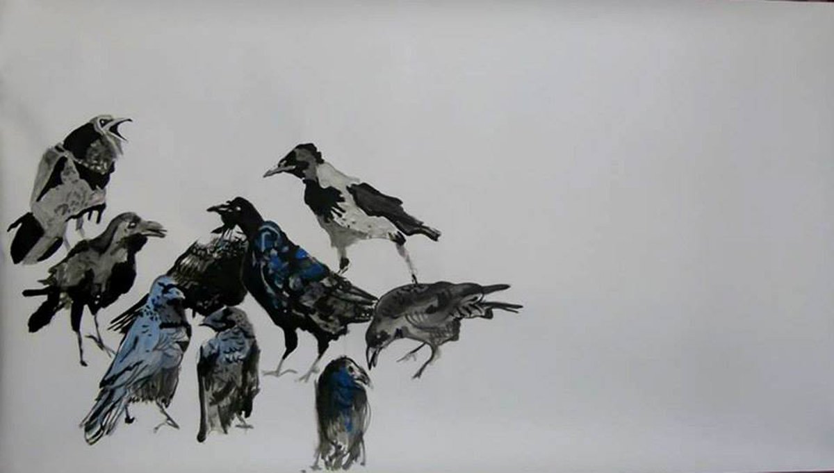 gallerykumsa's tweet photo. "Ravens"
acrylic on paper
for sale
#rabens #gallery #art #artwork #painting #contemporaryart #FineArt #artoftheday #animals #paper #artofinstagram #modernart #ForSales #birds #homedecor #beautiful #fasan #birds #crows
https://t.co/8l9KZ1uxWT https://t.co/FAzvNnuIzY
