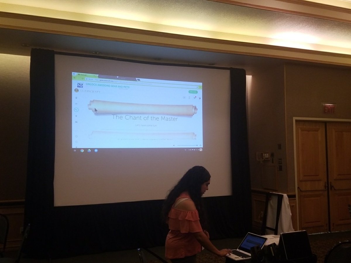eduGOOGdroid's tweet photo. With @MinnieEdu working on Gaming for Education in #STEMSummit18 https://t.co/bNdXsSkizh