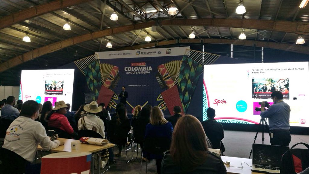 ProBaq's tweet photo. #ProBaq presente en el #PCOTravelMart2018, contándole a compradores internacionales de países como 🇲🇽 🇻🇪 🇨🇱 🇺🇸 🇨🇦, las razones para creer en nuestro #AtlánticoLugarMágico; y porque somos el destino ideal para el turismo de eventos y negocios. #YoSoyProBarranquilla. https://t.co/kmAapP3M9c