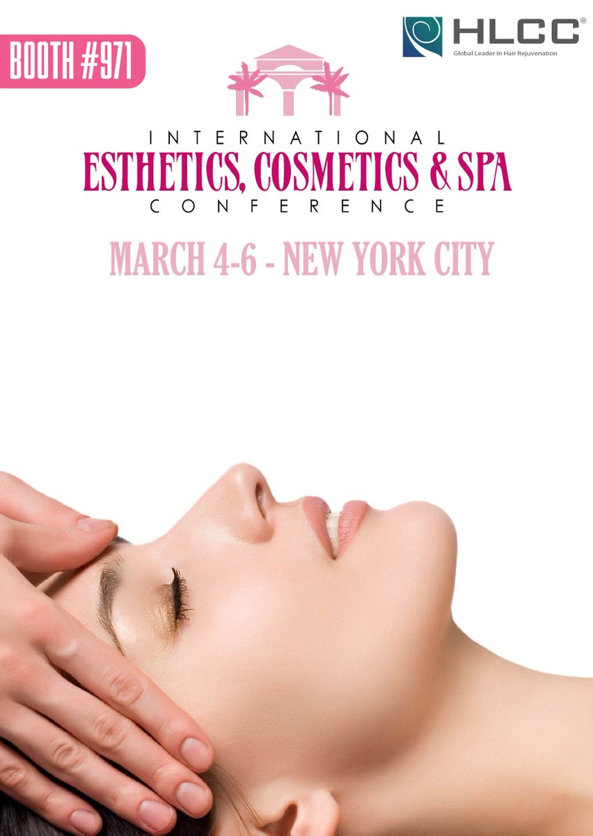 International Esthetics, Cosmetics &amp; Spa Conf... NYC! We’re going, see you all there! Visit us Booth #971