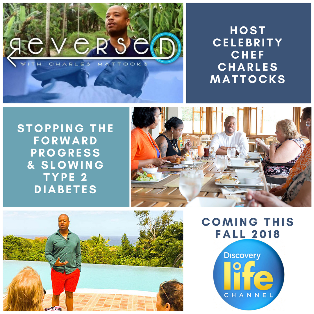 Chef <a href="/CMattocks1/">Charles Mattocks</a> hosts Season 2 of ReverseD is coming Fall 2018! The 1st Type 2 #Diabetes Television Docu-Series - Join the #Type2ReverseD Movement - bit.ly/2CpsCd7 <a href="/ChefDrMike/">Chef Dr. Mike</a> @healthmediagal1 <a href="/LoriShemek/">Lori Shemek, PhD</a> <a href="/drjasonfung/">Dr. Jason Fung</a> <a href="/DrWardBondTV/">Ward W. Bond, PhD</a>