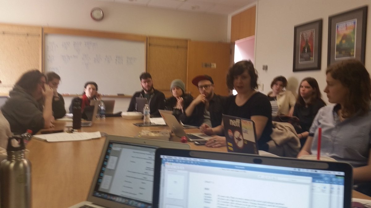 IowaPlaywrights's tweet photo. What's this--an unofficial New Play Festival meeting? You bet it is! #iowaplaywrights https://t.co/2Yrd3IOnae