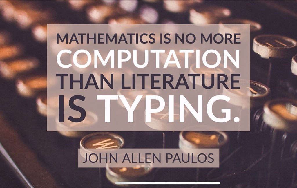 misterwootube's tweet image. One of the primary reasons that people dislike mathematics is because they've been given a fake version which is formulaic &amp;amp; lifeless. Real mathematics is imaginative &amp;amp; vibrant!