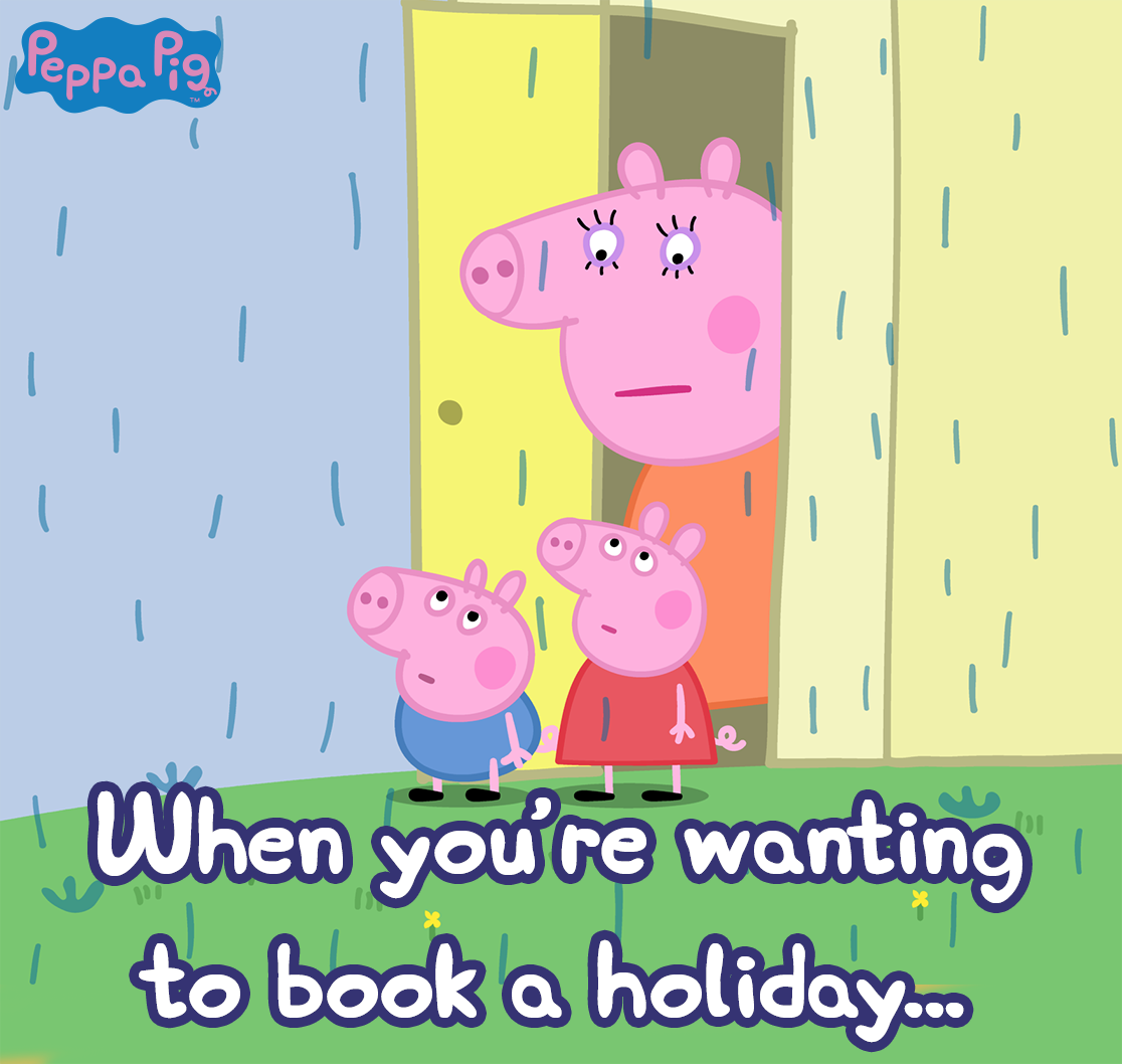 Retweet if this is like you and your little piggies! #peppapig #holiday