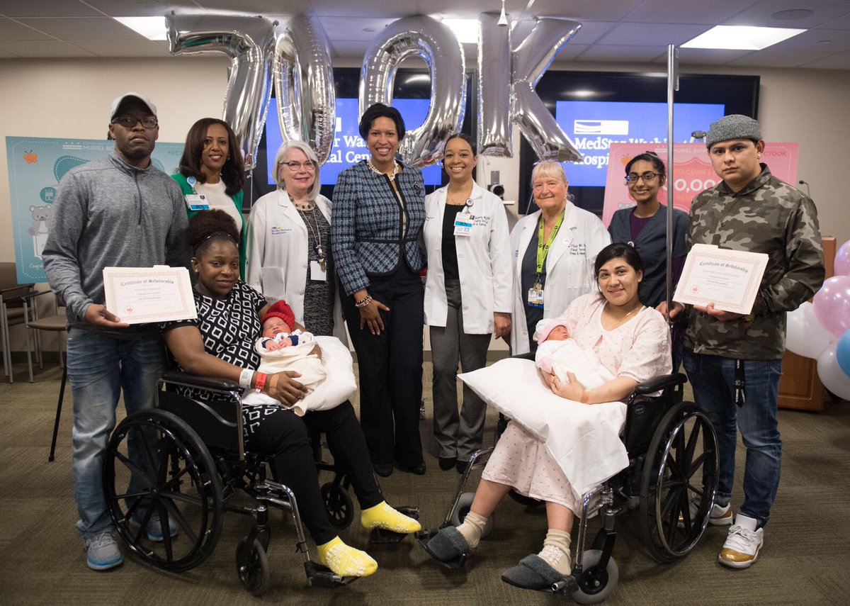 Today we celebrated our 700,000 population milestone with two of DC’s newest residents.