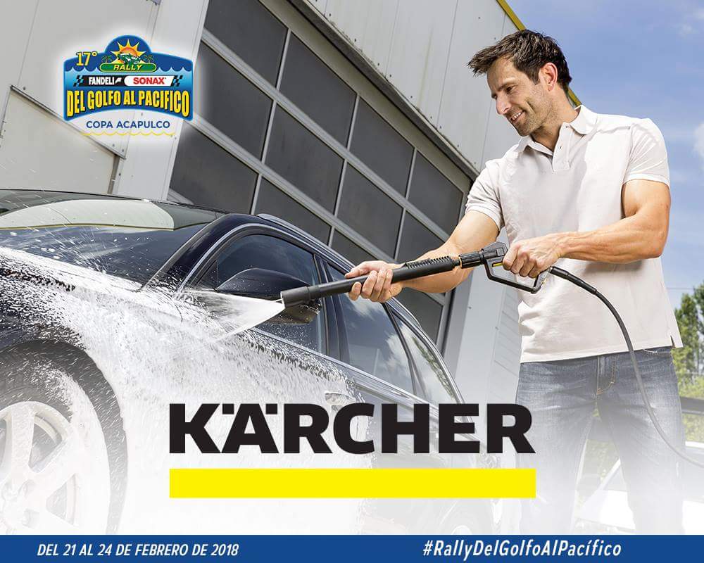 Una vez más @KarcherMexico presenta el #RallyDelGolfoAlPacífico, sin duda todos los autos lucen impecables.