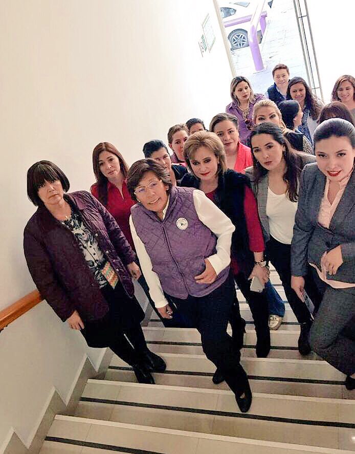 Boreque's tweet photo. Esta tarde acompañamos a Rosy Salazar Directora General de la fundación Luz y Esperanza a presentar una denuncia ante el @IECoahuila por las amenazas contra la alcaldesa de Piedras Negras @villarrealsonia y el cabildo de @MpioPNegras. ¡Nada justifica la Violencia de Género! https://t.co/xkwNrj4gyB