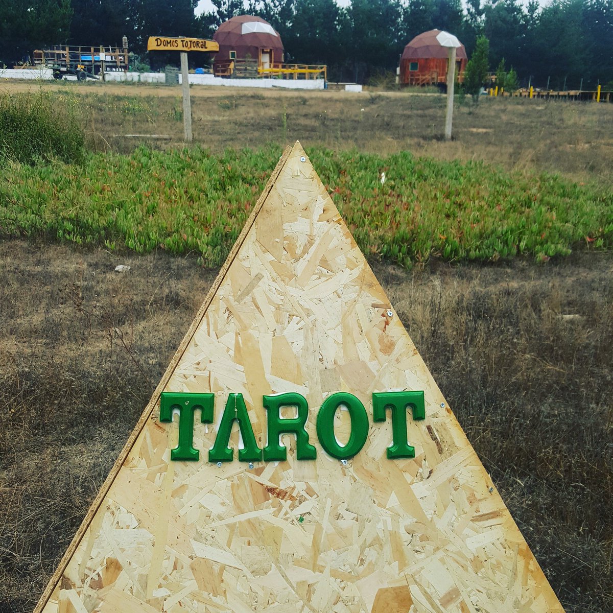 Tarot y domos en el totoral.  El quisco...