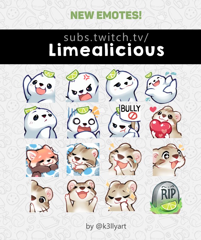 More emotes lethal company как установить. K3llyart. k3llyart twitch emotes. emote. пак эмоции для emote craft.