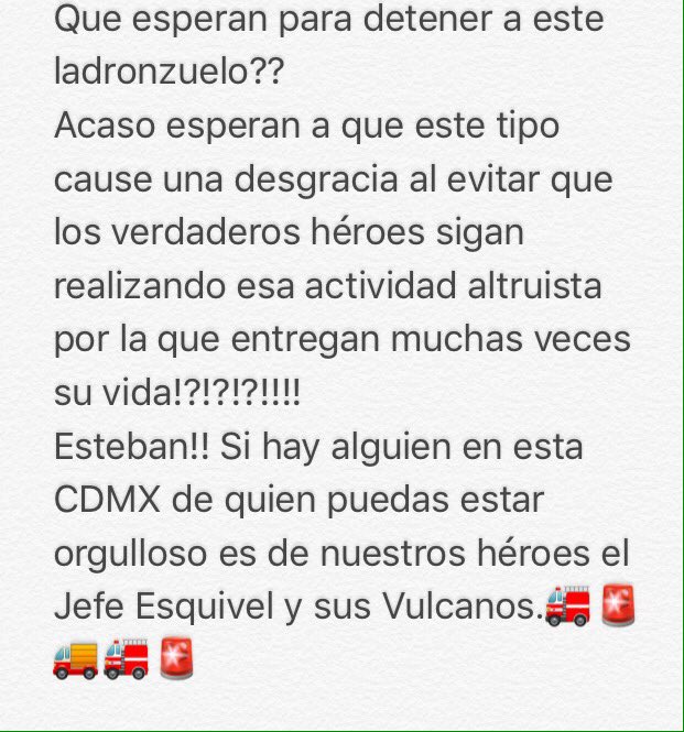 Campes1no's tweet photo. @estarc62 @lopezdoriga @DeniseMaerker @Bomberos_CDMX_ bomberos https://t.co/Zc7KFsZ7mD