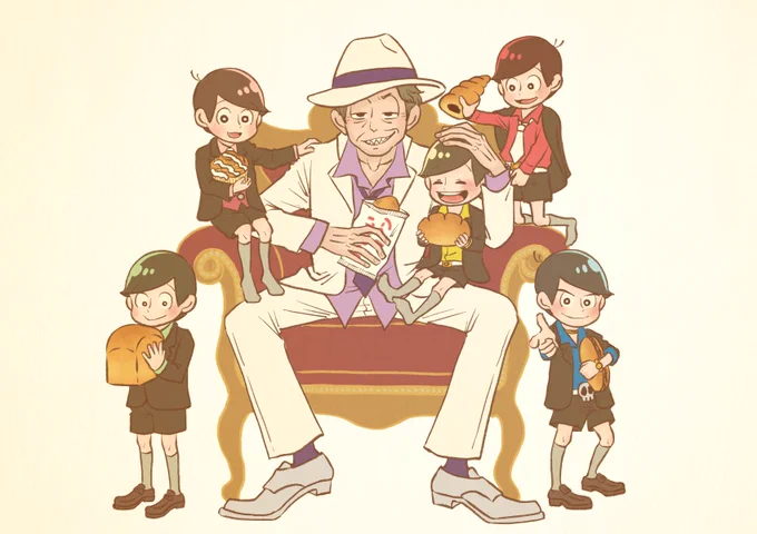 知りすぎてしまったがために裏の社会で生きてゆくことを余儀なくされた松野ようちえんのおともだちとパン工場のドン(おじさん)

20話の社会科見学すき
やさしいおじさんが突如一松ボイスに変わるとこ笑う
なんなら2回目視聴時は冒頭から笑っていた
園児松かわいいから結末の非道さが逆に笑える 
