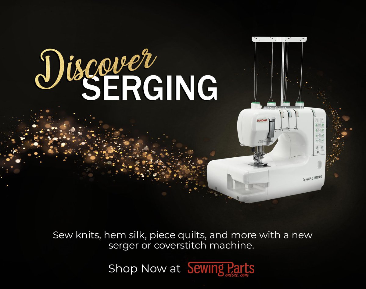 sewingparts's tweet image. Discover the Wonderful World of #Overlocking!
goo.gl/56ypU8
Sew knits, hem silk, piece quilts, and more with a new #serger or #coverstitch #machine! 
Every machine is inspected by our master technician prior to shipping.
 #janome #bernette #juki #necchi