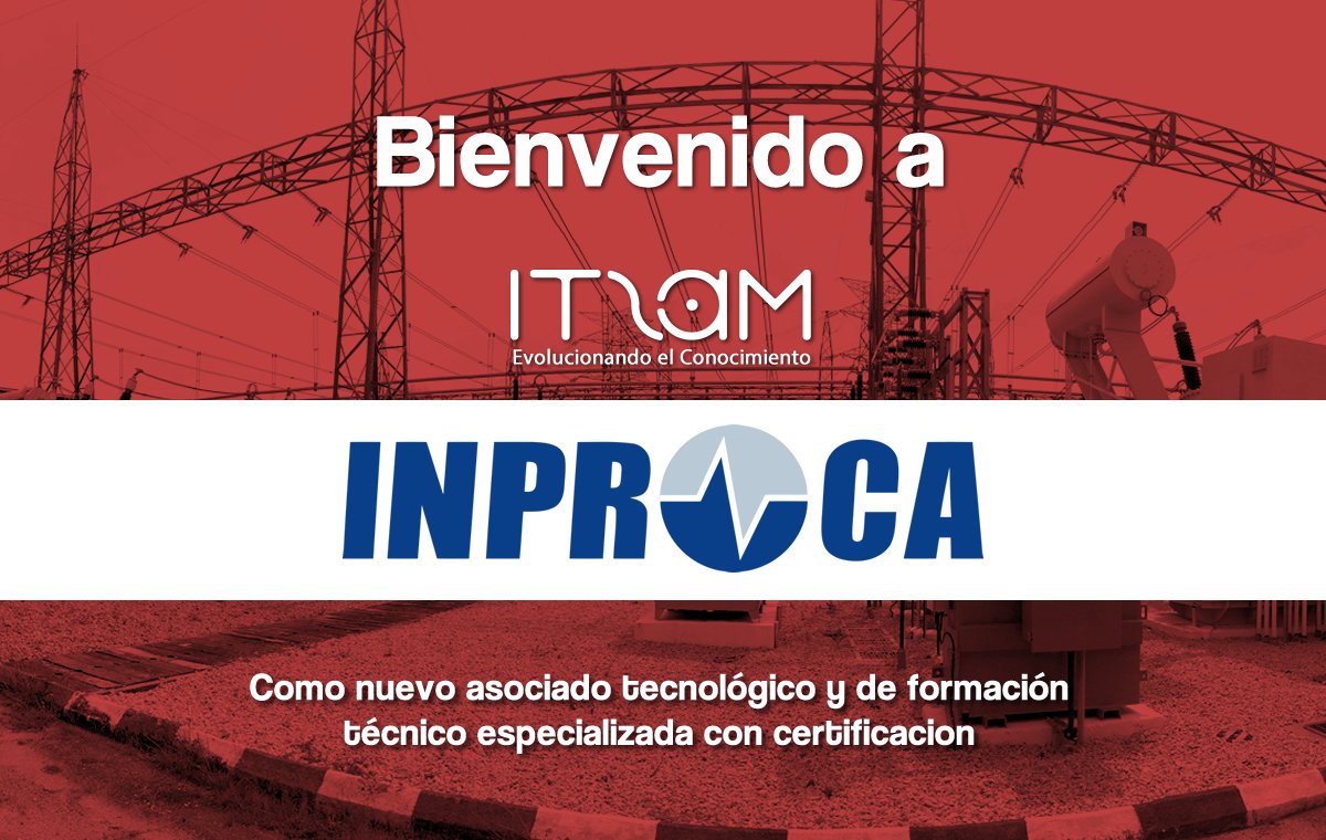 itzam_org's tweet photo. #Itzam #EvolucionandoElConocimiento #Asociados Le damos la bienvenida a nuestro nuevo asociado tecnológico y de formación técnico especializada con certificación. Gracias por formar parte de Itzam @InprocaSrl https://t.co/64R2oQzEwb