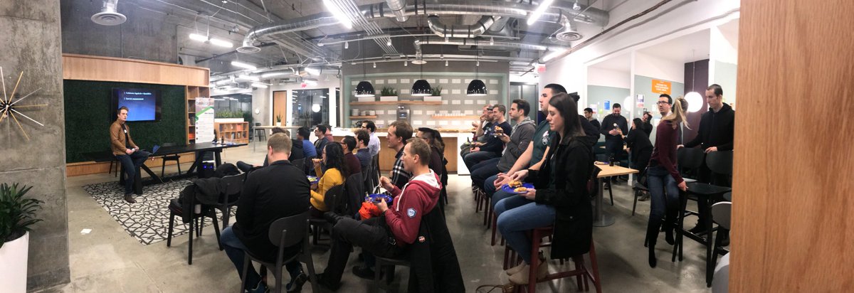 EricSimons's tweet image. It was a total blast hanging out and chatting with the amazing folks from the @Angular team &amp;amp; community last night- thank you so much for coming everyone! ❤️ #StackBlitz