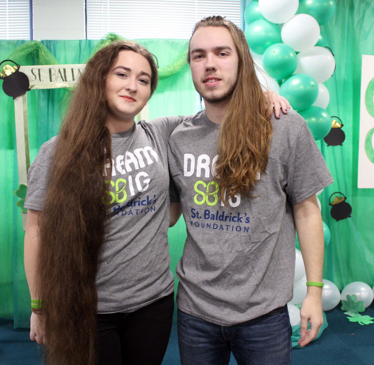 Siegie_Saxon's tweet photo. WGN reporter Patrick Elwood, interviews SHS students about their participation in the upcoming St. Baldrick's event on March 16. Stay tuned... https://t.co/8McA07hUAy https://t.co/wj38PNrM8f